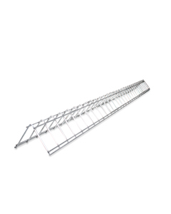 Grille FO-45x65-1469 with 2 longit.wires for medium trough